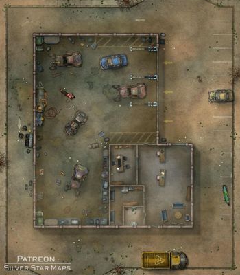 Carte 1831, carte de JDR — battlemap pour Roll20 et Foundry VTT
