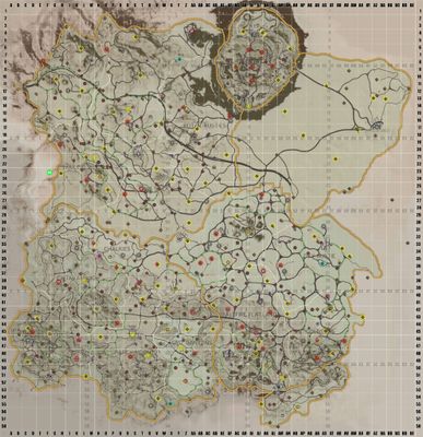 Carte 1839, carte de JDR — battlemap pour Roll20 et Foundry VTT