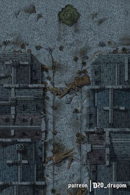 Carte 1860, carte de JDR — battlemap pour Roll20 et Foundry VTT