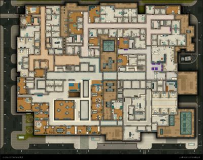 Carte 1880, carte de JDR — battlemap pour Roll20 et Foundry VTT