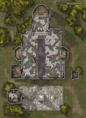 Carte 1898, carte de JDR — battlemap pour Roll20 et Foundry VTT