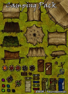 Carte 1921, carte de JDR — battlemap pour Roll20 et Foundry VTT