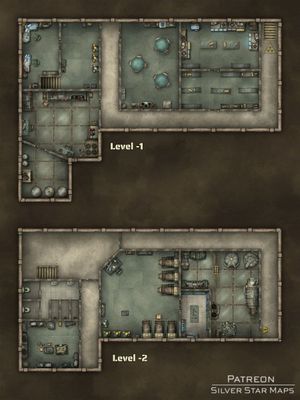 Carte 1923, carte de JDR — battlemap pour Roll20 et Foundry VTT