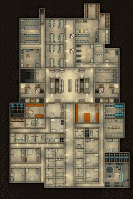 Carte 1931, carte de JDR — battlemap pour Roll20 et Foundry VTT