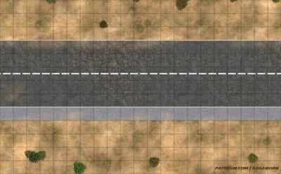 Carte 1948, carte de JDR — battlemap pour Roll20 et Foundry VTT