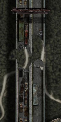 Carte 1950, carte de JDR — battlemap pour Roll20 et Foundry VTT