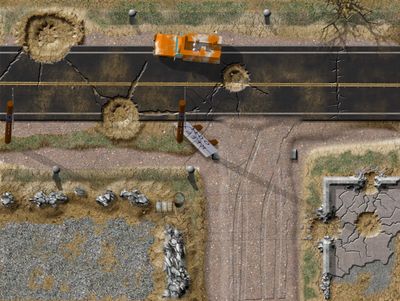 Carte 1957, carte de JDR — battlemap pour Roll20 et Foundry VTT