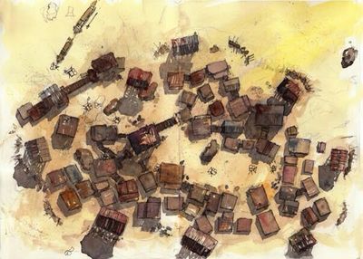 Carte 2034, carte de JDR — battlemap pour Roll20 et Foundry VTT