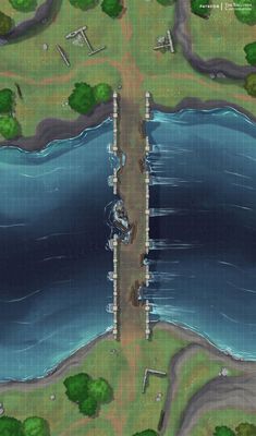 Carte 2048, carte de JDR — battlemap pour Roll20 et Foundry VTT
