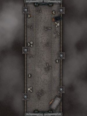 Carte 2059, carte de JDR — battlemap pour Roll20 et Foundry VTT