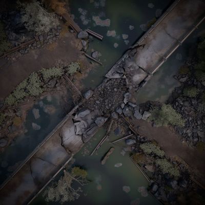 Carte 2061, carte de JDR — battlemap pour Roll20 et Foundry VTT