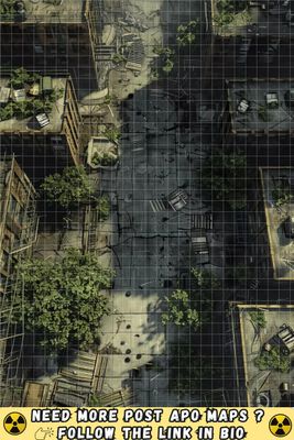 Carte 2064, carte de JDR — battlemap pour Roll20 et Foundry VTT