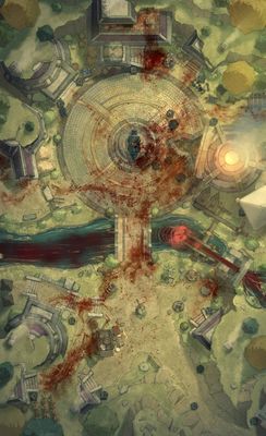 Carte 2073, carte de JDR — battlemap pour Roll20 et Foundry VTT