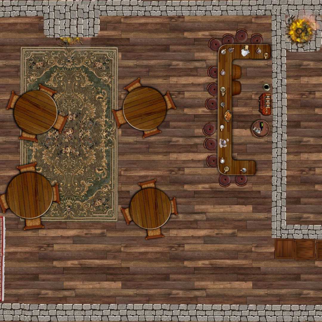 Carte 21, carte de JDR — battlemap pour Roll20 et Foundry VTT