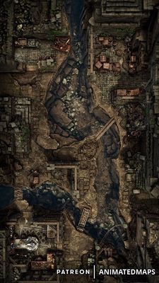 Carte 2104, carte de JDR — battlemap pour Roll20 et Foundry VTT