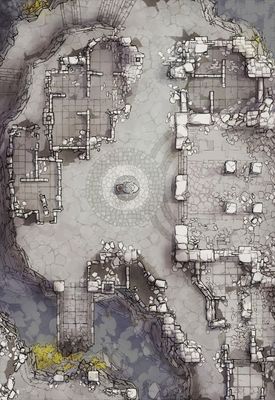 Carte 2128, carte de JDR — battlemap pour Roll20 et Foundry VTT