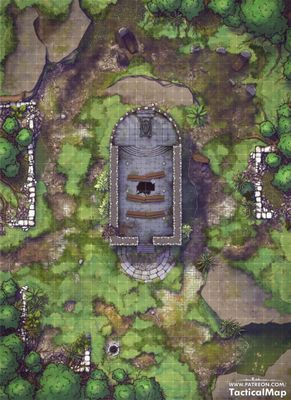 Carte 2135, carte de JDR — battlemap pour Roll20 et Foundry VTT
