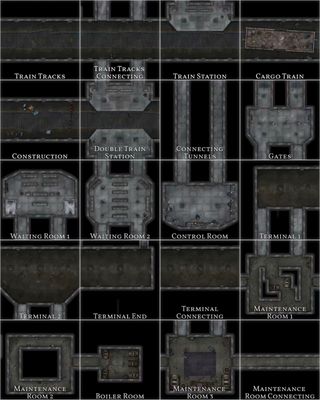 Carte 2165, carte de JDR — battlemap pour Roll20 et Foundry VTT