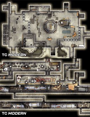 Carte 2168, carte de JDR — battlemap pour Roll20 et Foundry VTT