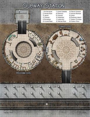 Carte 2171, carte de JDR — battlemap pour Roll20 et Foundry VTT