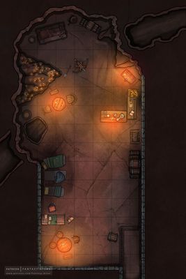 Carte 2189, carte de JDR — battlemap pour Roll20 et Foundry VTT
