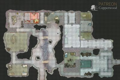 Carte 2190, carte de JDR — battlemap pour Roll20 et Foundry VTT