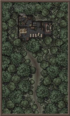 Carte 2192, carte de JDR — battlemap pour Roll20 et Foundry VTT