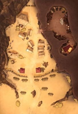 Carte 2196, carte de JDR — battlemap pour Roll20 et Foundry VTT