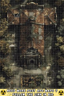 Carte 2205, carte de JDR — battlemap pour Roll20 et Foundry VTT