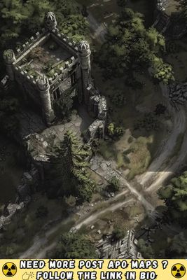 Carte 2222, carte de JDR — battlemap pour Roll20 et Foundry VTT