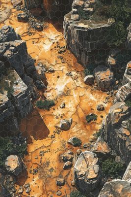 Carte 2227, carte de JDR — battlemap pour Roll20 et Foundry VTT