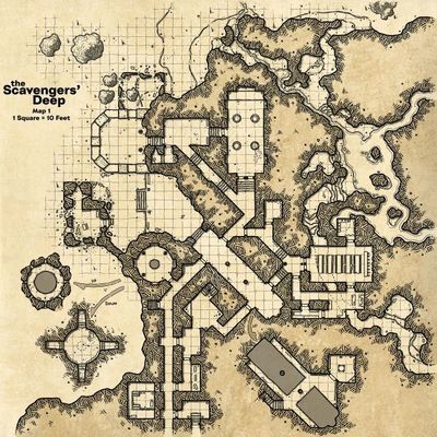 Carte 2238, carte de JDR — battlemap pour Roll20 et Foundry VTT