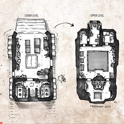 Carte 2242, carte de JDR — battlemap pour Roll20 et Foundry VTT