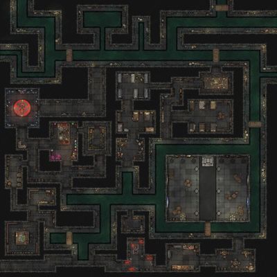 Carte 2243, carte de JDR — battlemap pour Roll20 et Foundry VTT