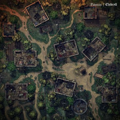 Carte 2244, carte de JDR — battlemap pour Roll20 et Foundry VTT