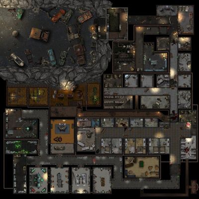 Carte 2250, carte de JDR — battlemap pour Roll20 et Foundry VTT