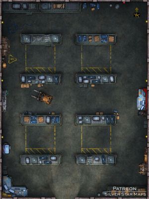 Carte 2298, carte de JDR — battlemap pour Roll20 et Foundry VTT