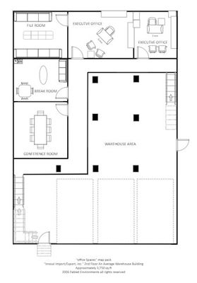 Carte 2300, carte de JDR — battlemap pour Roll20 et Foundry VTT