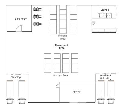 Carte 2303, carte de JDR — battlemap pour Roll20 et Foundry VTT