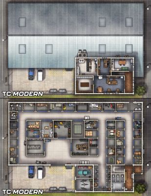 Carte 2306, carte de JDR — battlemap pour Roll20 et Foundry VTT