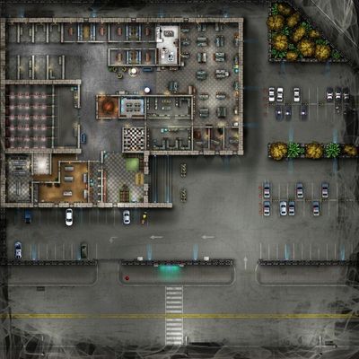 Carte 2322, carte de JDR — battlemap pour Roll20 et Foundry VTT