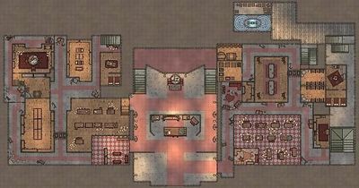 Carte 2325, carte de JDR — battlemap pour Roll20 et Foundry VTT