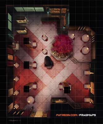 Carte 2392, carte de JDR — battlemap pour Roll20 et Foundry VTT