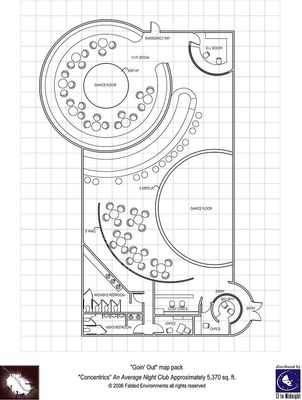 Carte 2393, carte de JDR — battlemap pour Roll20 et Foundry VTT