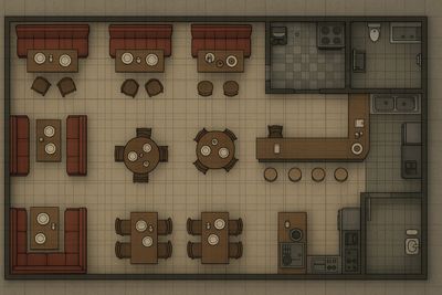 Carte 2397, carte de JDR — battlemap pour Roll20 et Foundry VTT