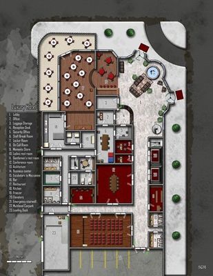 Carte 2398, carte de JDR — battlemap pour Roll20 et Foundry VTT