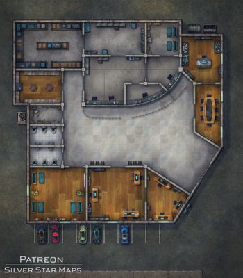 Carte 2411, carte de JDR — battlemap pour Roll20 et Foundry VTT