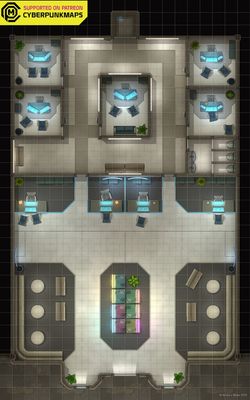 Carte 2412, carte de JDR — battlemap pour Roll20 et Foundry VTT