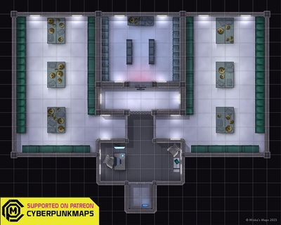 Carte 2430, carte de JDR — battlemap pour Roll20 et Foundry VTT