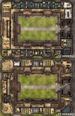 Carte 2442, carte de JDR — battlemap pour Roll20 et Foundry VTT